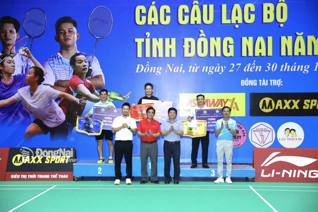 Câu lạc bộ Kim Sơn Chinh dẫn đầu Giải cầu lông các câu lạc bộ tỉnh Đồng Nai năm 2025