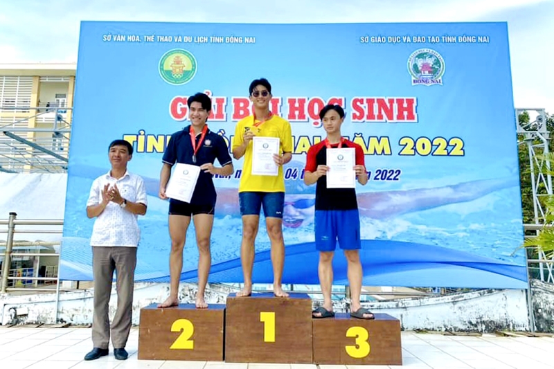 Giải Bơi học sinh tỉnh Đồng Nai năm 2022: Đoàn vận động viên Phòng Giáo dục và Đào tạo thành phố Biên Hòa giành chiến thắng áp đảo