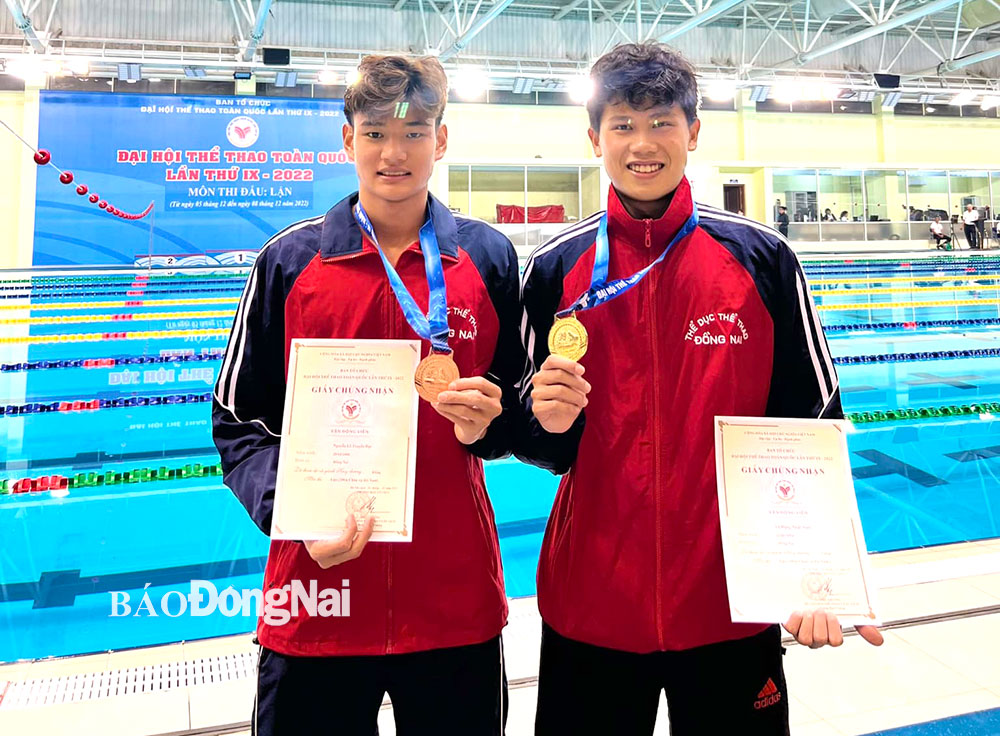 3 VĐV Đồng Nai được triệu tập vào đội tuyển bơi, lặn Việt Nam chuẩn bị tham dự SEA Games 32