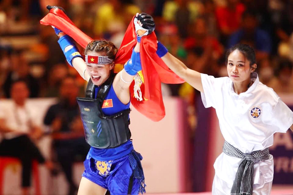 Vận động viên Việt Nam đầu tiên giành vàng môn võ Kun Bokator