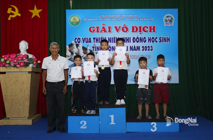 Giải vô địch cờ vua thiếu niên - nhi đồng học sinh tỉnh năm 2023