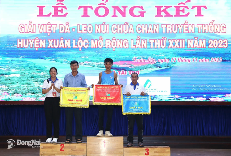Đồng Nai giành hạng nhì toàn đoàn Giải việt dã leo núi Chứa Chan truyền thống mở rộng